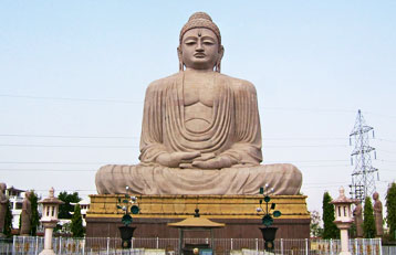 Buddha statue, Bodhgaya